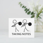 Opmerkingen maken briefkaart (Staand voorkant)