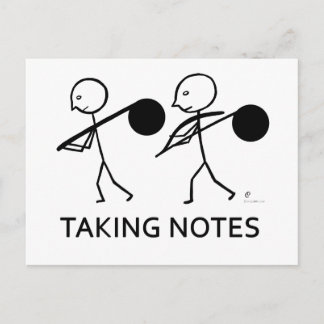 Opmerkingen maken briefkaart