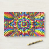 Opmerkingen met LGBTQ-kleuren Post-it® Notes (Op bureau)