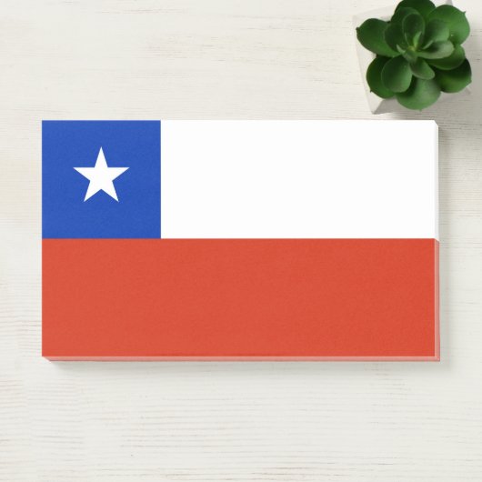 Opmerkingen met vlag van Chili Post-it® Notes (Kantoor)