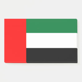 Opmerkingen met vlag van de VAE Post-it® Notes