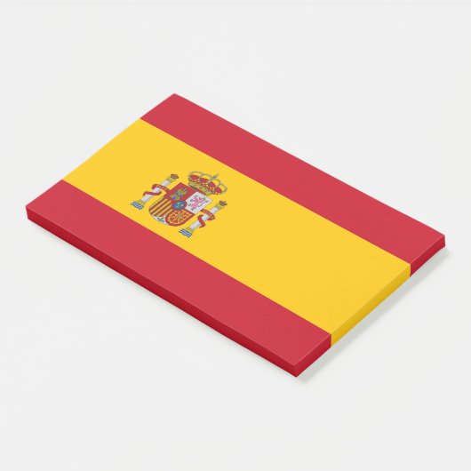 Opmerkingen met vlag van Spanje Post-it® Notes (Schuin)