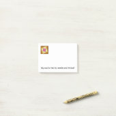 Opmerkingen na blokkeren kantelen post-it® notes (Op bureau)