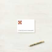 Opmerkingen na blokkeren kantelen post-it® notes (Op bureau)