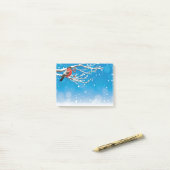 Opmerkingen na de feestdag post-it® notes (Op bureau)