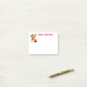 Opmerkingen na de feestdag post-it® notes (Op bureau)