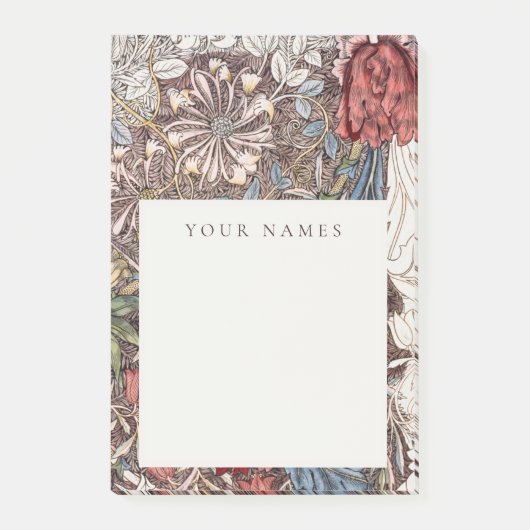 OPMERKINGEN NA IT: WILLIAM MORRIS HONEYSUCKLE + TU POST-IT® NOTES (Voorkant)