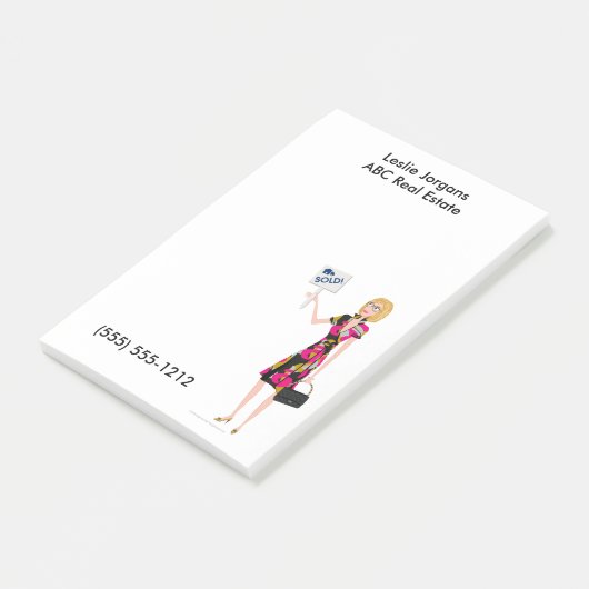 Opmerkingen na verzending 4 x 6 post-it® notes (Schuin)