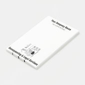 Opmerkingen over Cartoon voor services Post-it® Notes (Schuin)