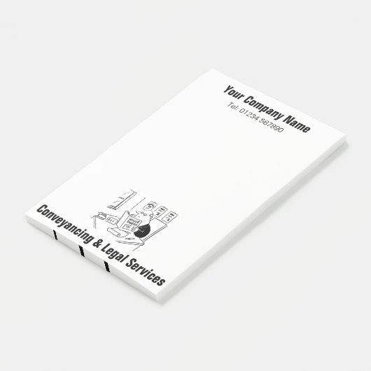 Opmerkingen over Cartoon voor services Post-it® Notes (Schuin)