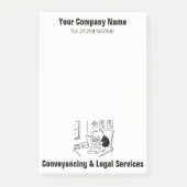 Opmerkingen over Cartoon voor services Post-it® Notes (Voorkant)