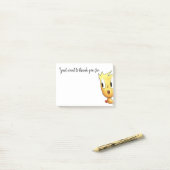 Opmerkingen over 'dankjewel' na het bericht post-it® notes (Op bureau)