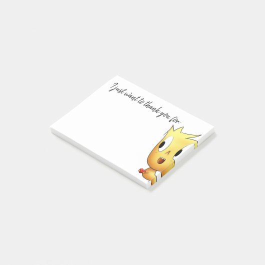 Opmerkingen over 'dankjewel' na het bericht post-it® notes (Schuin)