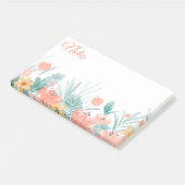 Opmerkingen over de lentevloerbloemen post-it® notes (Schuin)