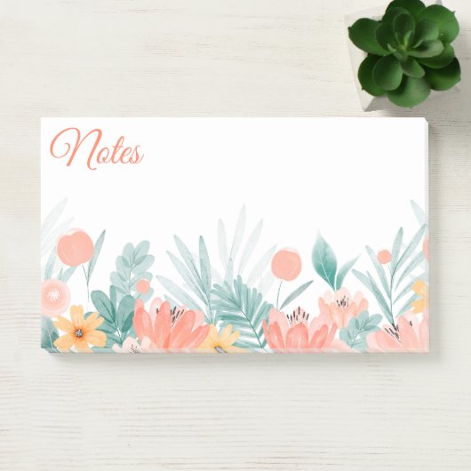 Opmerkingen over de lentevloerbloemen post-it® notes (Kantoor)