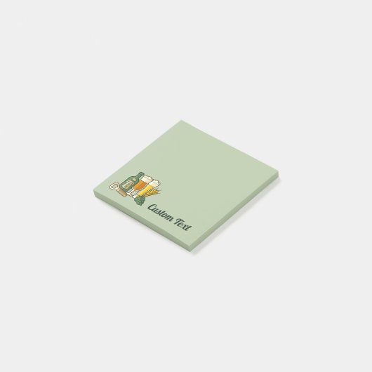 Opmerkingen over de pictogrammen voor bier post-it® notes (Schuin)