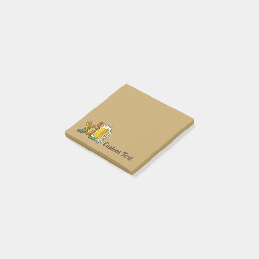 Opmerkingen over de pictogrammen voor bier post-it® notes (Schuin)