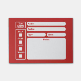 Opmerkingen over de videopanner voor YouTube Post-it® Notes