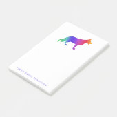 Opmerkingen over Duitse herder Post-it® Notes (Schuin)