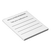 Opmerkingen over geneesmiddelenherinnering notitieblok (Schuin)