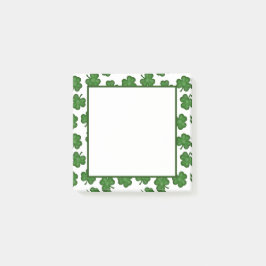 Opmerkingen over getextureerde Shamrocks Post-it® Notes