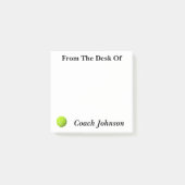 Opmerkingen over het tennisthema post-it® notes (Voorkant)