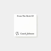 Opmerkingen over het voetbalthema post-it® notes (Voorkant)