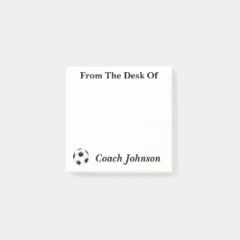 Opmerkingen over het voetbalthema post-it® notes