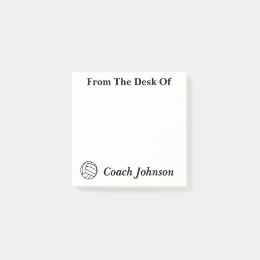 Opmerkingen over het volleybalthema post-it® notes (Voorkant)