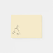 Opmerkingen over inkt Donkey Post-it® Notes (Voorkant)