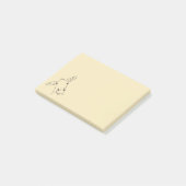 Opmerkingen over inkt Donkey Post-it® Notes (Schuin)