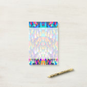 Opmerkingen over kleurrijke digitale kunst post-it® notes (Op bureau)