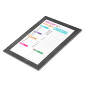 Opmerkingen over speciale babydagentjes notitieblok (Schuin)