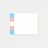 Opmerkingen over Transgender Pride Post-it Post-it® Notes (Voorkant)