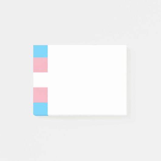 Opmerkingen over Transgender Pride Post-it Post-it® Notes (Voorkant)