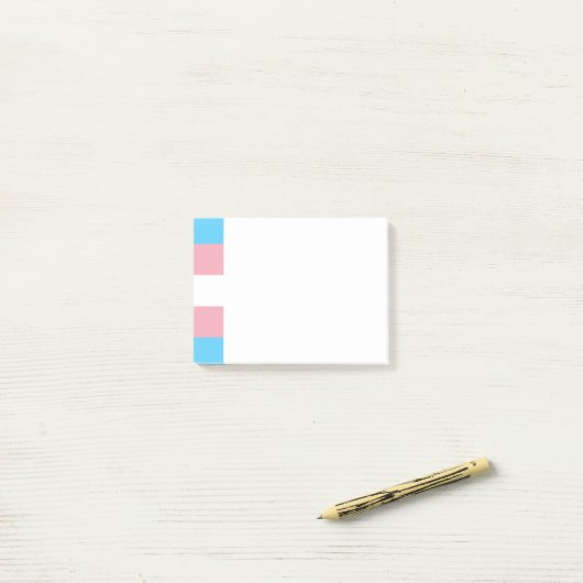 Opmerkingen over Transgender Pride Post-it Post-it® Notes (Op bureau)