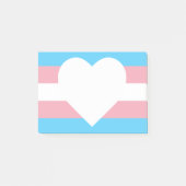 Opmerkingen over Transgender Pride Post-it Post-it® Notes (Voorkant)