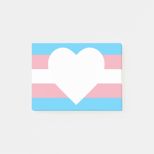 Opmerkingen over Transgender Pride Post-it Post-it® Notes (Voorkant)