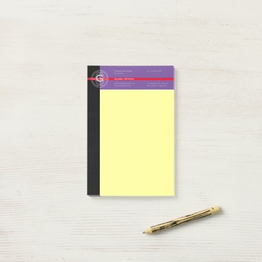 Opmerkingen over wereldwijde invoer post-it® notes (Op bureau)