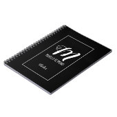 opmerkingen over zwart monogramme notitieboek (Linkerzijde)