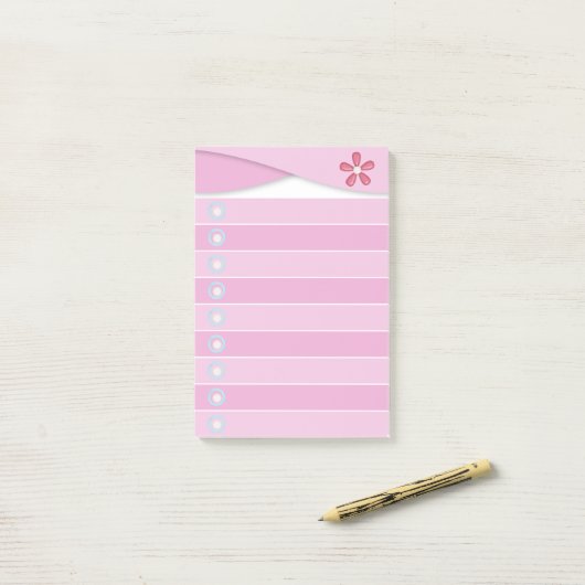 Opmerkingen - Roze Post-it® Notes (Op bureau)