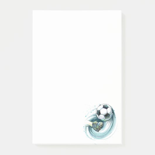 Opmerkingen Soccer Post-it Post-it® Notes (Voorkant)