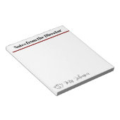 Opmerkingen van de directeur notitieblok (Schuin)