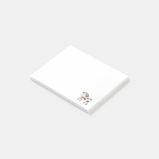 Opmerkingen van de Zwitserse koe Post-it® Notes (Schuin)