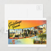 Opmerkingen van Delaware Briefkaart (Voorkant / Achterkant)