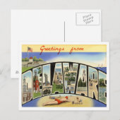Opmerkingen van Delaware Briefkaart (Voorkant / Achterkant)
