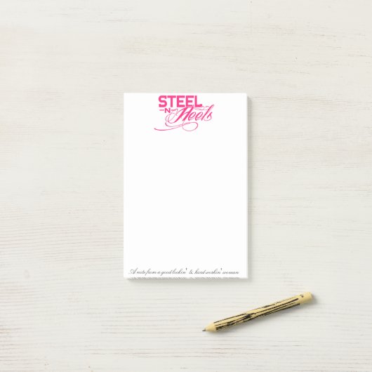 Opmerkingen van een Vrouw Medewerker Post-it® Notes (Op bureau)