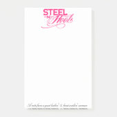 Opmerkingen van een Vrouw Medewerker Post-it® Notes (Voorkant)