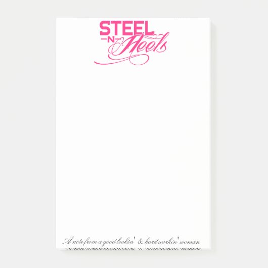 Opmerkingen van een Vrouw Medewerker Post-it® Notes (Voorkant)