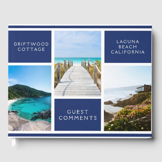 Opmerkingen van het Bezoekhuis van het strand Gastenboek (Voorkant)